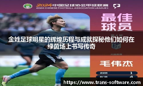 金姓足球明星的辉煌历程与成就探秘他们如何在绿茵场上书写传奇